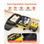 Kids Luggage Set, 5 Piece, 45.7 cm Hardside Rolling Wheels Suitcase with Backpack & U-shape Pillow, Bee Kids Carry on Luggage Se