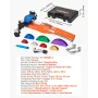 Tubing Bender Kit, 6 mm to 22 mm, Compact Ratcheting Tube Pipe Bender, Forward/Reverse Hand Bending Tool, with 7 Color Aluminium