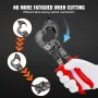 Ratcheting Cable Cutter, 25.4 cm Ratchet Wire and Cable Cutter, Cut up to 240 mm², with Comfortable Grip Handles, Easy to Use Qu