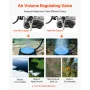 Pond Aerator, 5.2CFM 4/5HP Air Compressor, Lake Aerator for Ponds up to 3 Acres, Overheat Protection & Anti-Backflow Valve, 590W