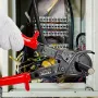 Ratcheting kabelskærer, 10 "skraldestråd og kabelskærer, skåret