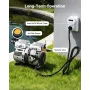 Pond Aerators, 5.2CFM Aeration System for Lakes up to 3 Acres, 4/5 HP Air Compressor, 2 Diffusers & Two 30.5 m Weighted Tubing, 