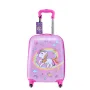VEVOR Kids Luggage Set, 5 Piece, 45.7 cm Hardside Rolling Wheels Suitcase with Backpack & U-shape Pillow, Unicorn Kids Carry on 