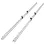 Linear Rail Kit, SBR20, 2Pcs 2000 mm (78.74 inch) Linear Motion Guide Rails and 4Pcs Bearing Slide Blocks, Fully Supported Shaft