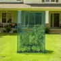 Crop Cage, 2.39 x 1.2 x 1.8 m Plant Protection Tent with Zippered Door, Wind-Resistant Tall Crop Cage, Easy to Install, Outdoor 