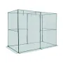 VEVOR afgrødebur, 2,39 x 1,2 x 1,8 m plantebeskyttelsestelt med lynlåsdør, vindafvisende højt afgrødebur, let at installere, ou