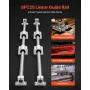 Linear Rail Kit, SFC25, 2Pcs 1000 mm (39.4 inch) Linear Motion Guide Rails and 4Pcs Bearing Slide Blocks, for DIY Engraving Mach