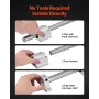 Linear Rail Kit, SFC25, 2stk 1000 mm (39,4 tommer) lineære