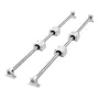 VEVOR Linear Rail Kit, SFC25, 2Pcs 1000 mm (39.4 inch) Linear Motion Guide Rails and 4Pcs Bearing Slide Blocks, for DIY Engravin