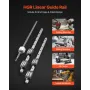 VEVOR Linear Rail Guide Kit, HGR20, 2 STK 600 mm (23,62 tommer) lineære skinner og 1 STK kugleskrue, 4 STK glideblokke, med