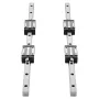 VEVOR Linear Rail Guide Kit, HGR20, 2PCS 600 mm (23.62 inch) Linear Rails and 1PCS Ball Screw, 4PCS Slide Blocks, with BF12/BK12