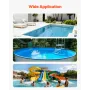 Sand Filter, 457.2 mm, 151.4 LPM Above Inground Swimming Pool Sand Filter System, with 7-Way Multi-Port Valve, Backwash, Rinse, 