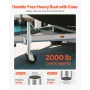 Trailer Donkraft med Hjul, 907 kg Bæreevne, Heavy Duty Swivel