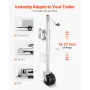 Trailer Donkraft med Hjul, 907 kg Bæreevne, Heavy Duty Swivel