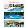 Sand Filter, 508 mm, 189.3 LPM Above Inground Swimming Pool Sand Filter System, with 7-Way Multi-Port Valve, Backwash, Rinse, Re