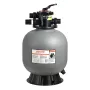 Sand Filter, 508 mm, 189.3 LPM Above Inground Swimming Pool Sand Filter System, with 7-Way Multi-Port Valve, Backwash, Rinse, Re