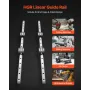 Linear Rail Guide Kit, HGR20, 2Pcs 1000 mm (39.4 inch) Linear Motion Rails and 4Pcs Bearing Slide Blocks, Anti Rust and High Pre