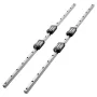 VEVOR Linear Rail Guide Kit, HGR20, 2 stk 1000 mm (39,4 tommer) lineære bevægelsesskinner og 4 stk lejer glideblokke, antirust