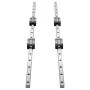 Linear Rail Guide Kit, HGR20, 2Pcs 1000 mm (39.4 inch) Linear Motion Rails and 4Pcs Bearing Slide Blocks, Anti Rust and High Pre