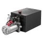 20 L Hydraulic Power Unit, Double Acting Dump Trailer Pump, 22 MPa Max Relief Pressure & 3.4 L/min Flow Rate, DC 12V Hydraulic P