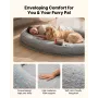 VEVOR Human Dog Bed, 1740 x 1180 x 240 mm Orthopedic Memory Foam Human Sized Dog Bed, Humans Pet Beds with Side Pocket, Handle &