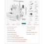 Serger Overlock-symaskine, 1250 sting pr. 