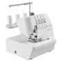 Serger Overlock Sewing Machine, 1250 Stitches Per Minute, 2-3-4 Thread Capability, 0.7-2 Adjustable Differential Feed, with Free