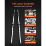 VEVOR Linear Rail Guide Kit, HGR20, 2Pcs 2000 mm (78.74 inch) Linear Motion Rails and 4Pcs Bearing Slide Blocks, Anti Rust and H