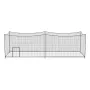 Baseball Batting Cage, 10668 x 3200 x 3100mm Freestanding Portable Batting Cage, Hitting Cages with 45-Ply Knotted HDPE & Long P