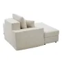 Chaise Lounge Chair, 1115 mm Boneless Modular Chaise Lounge Indoor, Oversized Corduroy Reading Chair with Throw Pillows & Armres