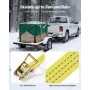 Ratchet Straps, 38.1 mm x 3 m, Heavy Duty Tie Down Straps with Double J Hook, 3000 kg Break Strength, Carry Bag, Tie Down Ratche