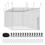 Baseball Batting Cage, 12700 x 3900 x 3080mm Freestanding Portable Batting Cage, Hitting Cages with 30-Ply Knotted HDPE & Carabi