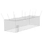 Baseball Batting Cage, 12700 x 3900 x 3080mm Freestanding Portable Batting Cage, Hitting Cages with 30-Ply Knotted HDPE & Carabi