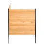 VEVOR Wood Privacy Hegn, 38" B x 42" L, 2 Panel Solid Air Condition Hegnsskærm, Pooludstyrskabinet med metalpæle,