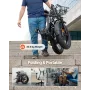 Electric Bike, 250W Folding Electric Bicycle for Adults with 25Ah Large Removable Battery, 36V 25 km/h Brushless Motor, Up to 70