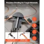 Hydraulic Tubing Bender Kit, 6 mm to 22 mm, Copper Tube Pipe Bender, Forward/Reverse HVAC Bending Tool Set, with 7 Aluminium All