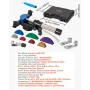 Hydraulic Tubing Bender Kit, 6 mm to 22 mm, Copper Tube Pipe Bender, Forward/Reverse HVAC Bending Tool, with 7 Color Aluminium A