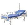 Premium 2 Function Full Electric Hospital Bed, Electric Medical Bed with Backrest & Legrest Adjustment, 127mm Locking Casters, H