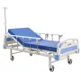 Premium 2 Function Full Electric Hospital Bed, Electric Medical Bed with Backrest & Legrest Adjustment, 127mm Locking Casters, H