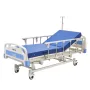 Premium 3 Function Full Electric Hospital Bed, Electric Medical Bed with Backrest, Legrest & Height Adjustment, 127mm Locking Ca