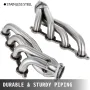 Exhaust Header Set 44.45mm Exhaust Turbo Headers, Stainless Steel Exhaust Manifold Headers, Shorty Engine Conversion LS Swap Exh