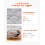 Japanese Tatami Mat, Full Size Foldable Japanese Tatami Mattress, Futon Mattress with Storage Bag & Fastener, 9-Layer Floor Mat 