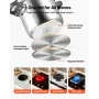 Pressure Cooker, 7L Pressure Cooker Stainless Steel, Pressures Canner with Steaming Rack, Tempered Glass Lid, Three Pressures Se