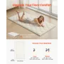 VEVOR Japanese Tatami Mat, Twin Size Foldable Japanese Tatami Mattress, Futon Mattress with Storage Bag & Fastener, 9-Layer Floo