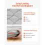 Japanese Tatami Mat, Queen Size Foldable Japanese Tatami Mattress, Futon Mattress with Storage Bag & Fastener, 9-Layer Floor Mat
