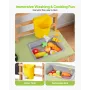 Mud Kitchen, Outdoor Mud Kitchen for Kids, Wood Outdoor Play Kitchens with Stoves, Tank, Sink, Planting Shovels, Spatulas, Box, 