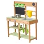 VEVOR Mud Kitchen, Outdoor Mud Kitchen for Kids, Wood Outdoor Play Kitchens with Stoves, Tank, Sink, Planting Shovels, Spatulas,
