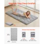 VEVOR Japanese Tatami Mat, Twin Size Foldable Japanese Tatami Mattress, Futon Mattress with Storage Bag & Fastener, 9-Layer Floo
