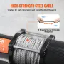 Elektrisk vinsch, 12V 4500 lb Load Capacity Steel Rope Winch