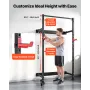 Folding Power Cage, vægmonteret Power Rack Squat Rack